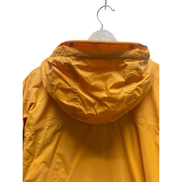 L.L. Bean Vintage 90's Yellow Softshell Hoodie Windbreaker Jacket - Picture 6 of 7